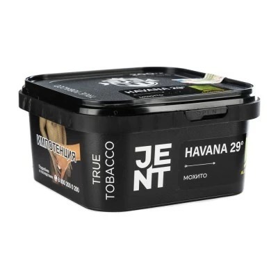 Табак для кальяна JENT Alcohol Line - Havana 29 (Джент Мохито) 200 гр.