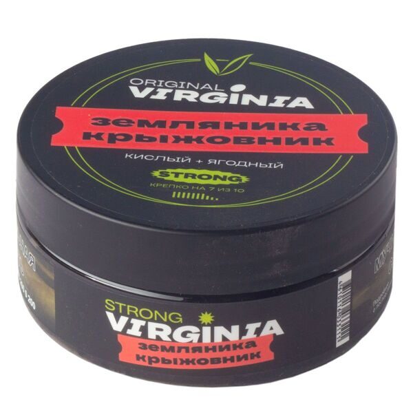 Табак для кальяна Original Virginia Strong – Земляника Крыжовник 100 гр.