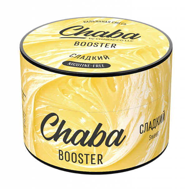 Смесь для кальяна Chaba Booster – Чаба Сладкий Nicotine Free 50 гр.